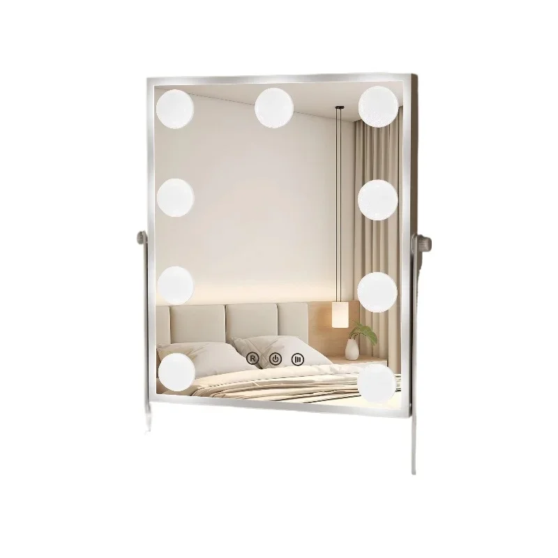 

3 Color Lighting Modes Smart Touch Control Light Emitting Diode Light Bulb Makeup Light Bulb Makeup Mirror Makeup Mirror