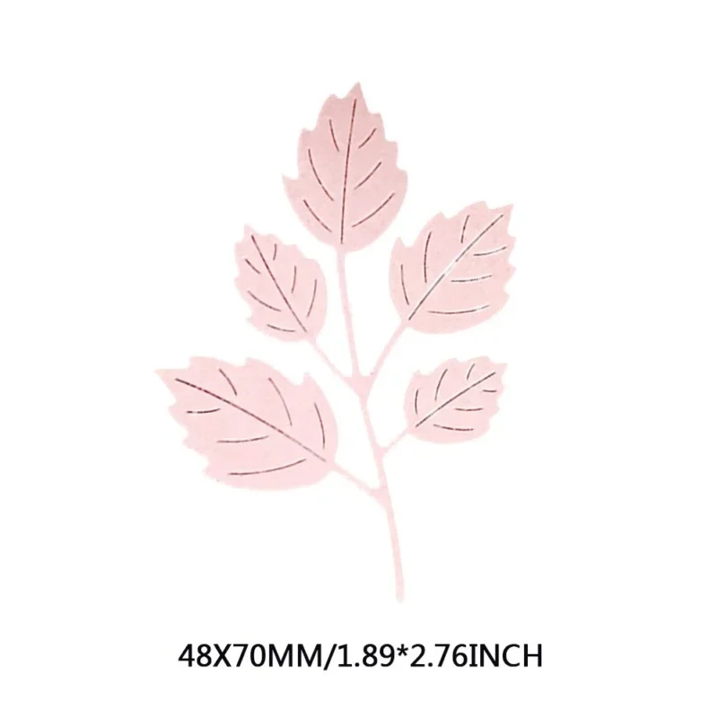 Leaves Metal Die Cutting Dies for DIY Scrapbooking Decorative Cards Embossing  Cut Stencils Branch Leaf Folder Craft Gift