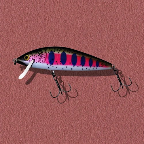 Imagen 2 del producto 1 Uds 70mm 10g cuenta atrás Elite 75 Jerkbait Stream cebos para lago Mini pececillo pesca giratoria Wobbler Artificial trucha hundimiento señuelo