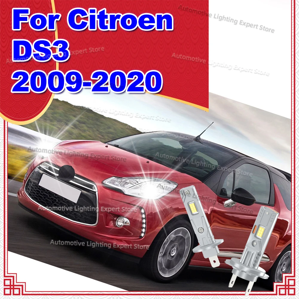 

2/4Pcs 180W High Power LED Bulb Turbo Headlight 6000K CSP Lamp For Citroen DS3 2009-2020 2011 2012 2013 2014 2015 2016 2017