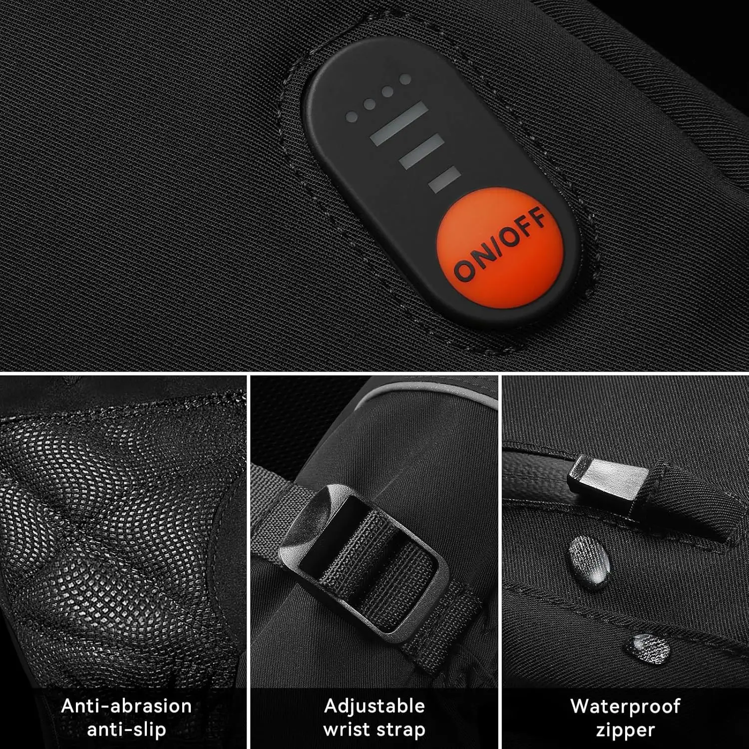 ถุงมือไฟฟ้าให้ความร้อนสำหรับฤด - Heated Ski Gloves Battery Waterproof บทวิจารณ์และราคา