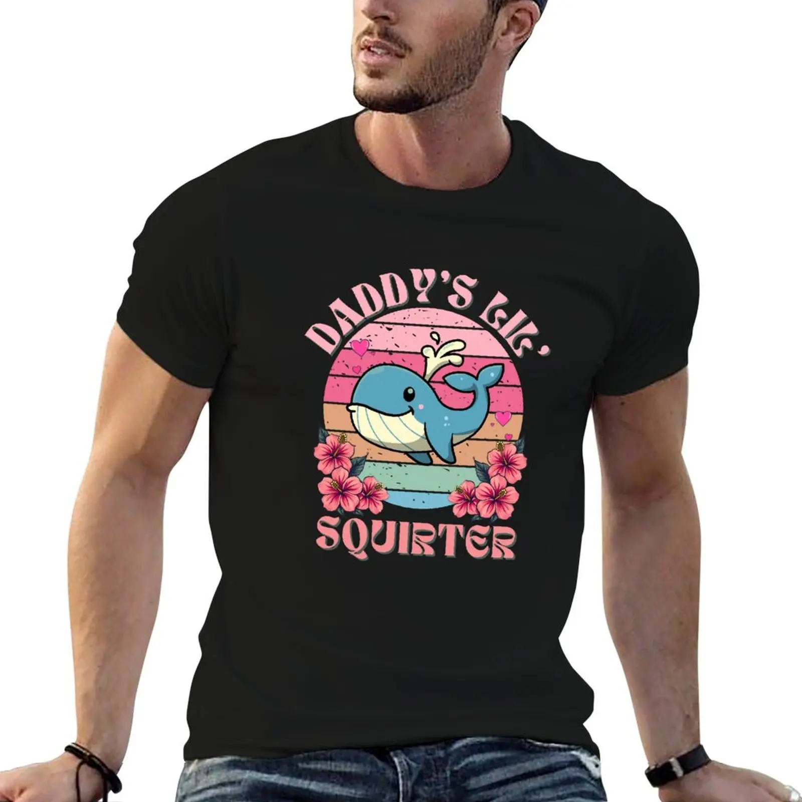 

Daddy's Lil' Squirter Funny Joke Inappropriate Raunchy Adult Humor Hoodie Sarcastic Meme Gift Offensive T-Shirt