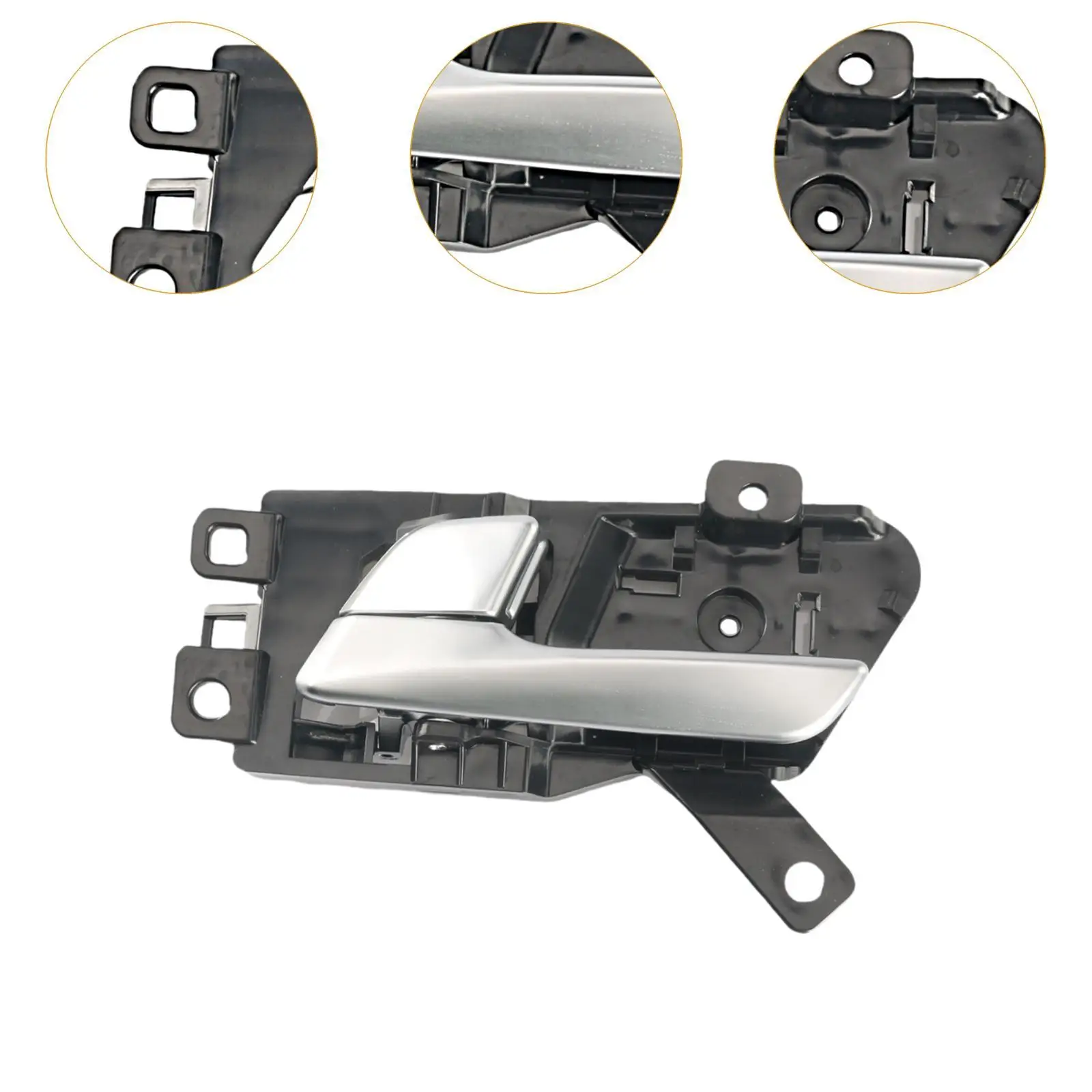 مقبض الباب الداخلي 82610-c1010 يستبدل مباشرة مقبض سهل التركيب انتزاع الملحقات اليسرى لشركة هيونداي سوناتا 2015 إلى 2017 #5