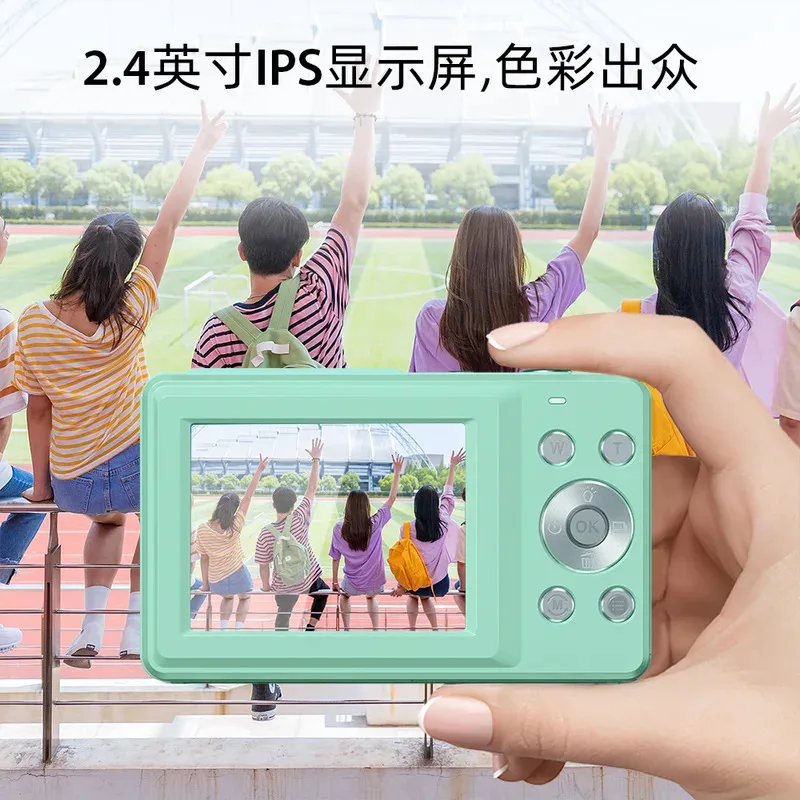 

Digital HD Fish for Children and Teenagers, Mini Selfie Fish with Beauty Filter, Portable Travel Camera for Students