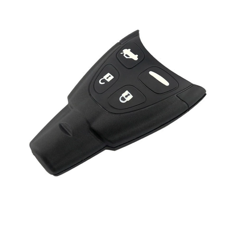 YIQIXIN-funda para llave de coche remota, carcasa para Saab 93 95 9-3 9-5 WF4 2003-2011, botones de goma suave con hoja de inserción, cubierta Fob