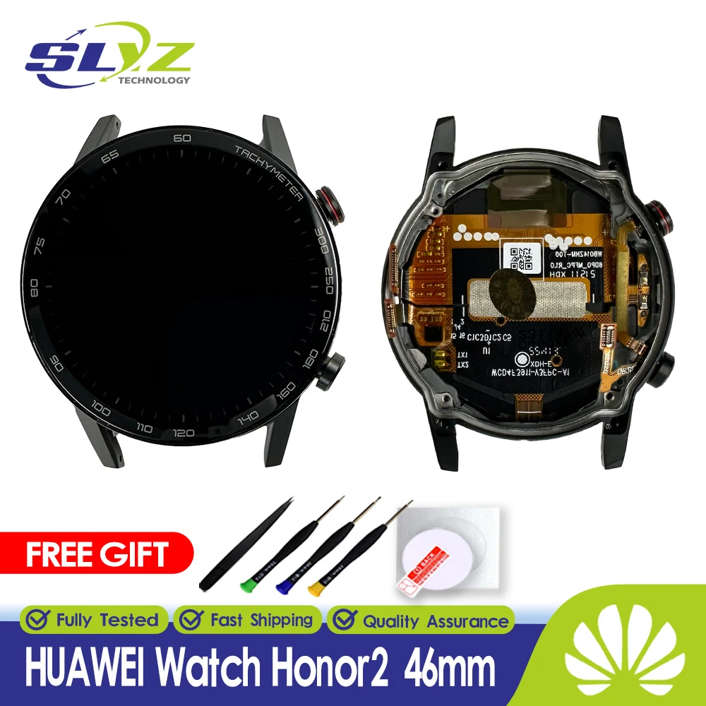 For HuaWei Honor Magic Watch 2 LCD Touch Screen OLED Display Digitizer Assembly For Honor Watch2 Display 46mm MNS-B19