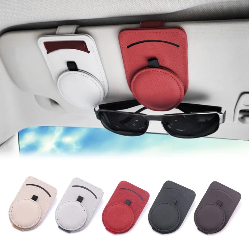 Universal Car Eyeglass Holder Glasses Storage Clip Auto Interior Organize Car Accessories Sunglasses Spectacle Frame