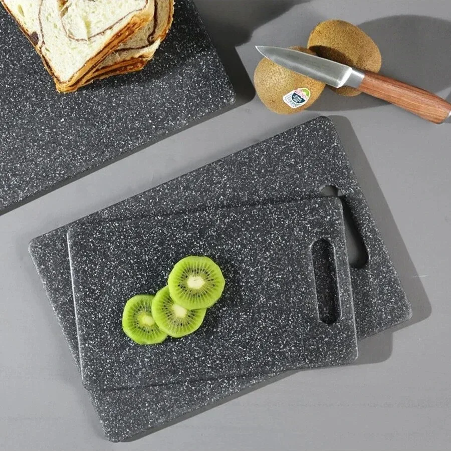 Antibacterial Imitation Marble Cutting Board Cutting Board Double-sided Classification Rolling Surface and Panel Cut Fruit