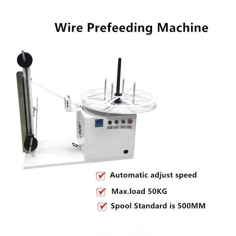Automatic Wire Pre-feeding Machine 50 KG Automatic Cable Spool Feeder Can Be Equipped With Wire Cutting Stripping Machine