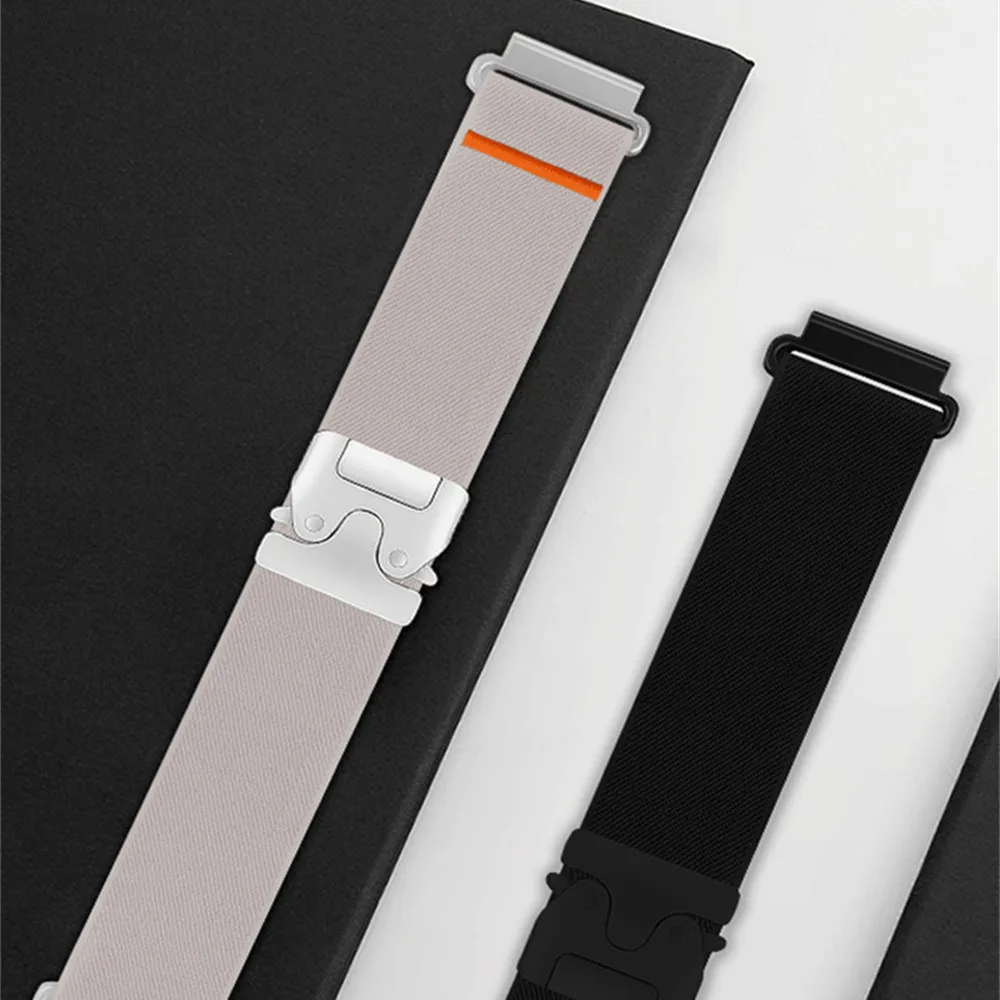 

Универсальный ремешок для часов 20 мм 22 мм для Huami amazfit GTS 2 3/GTR 2 3 4/Active 2, кнопка умных часов, эластичный парашют, спортивные часы