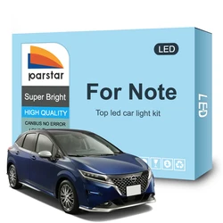 Parstar LED Interior Light Lamp Kit For Nissan Note E11 E12 E13 2005-2018 2019 2020 2021 2022 Car Reading Dome Trunk Bulb Canbus