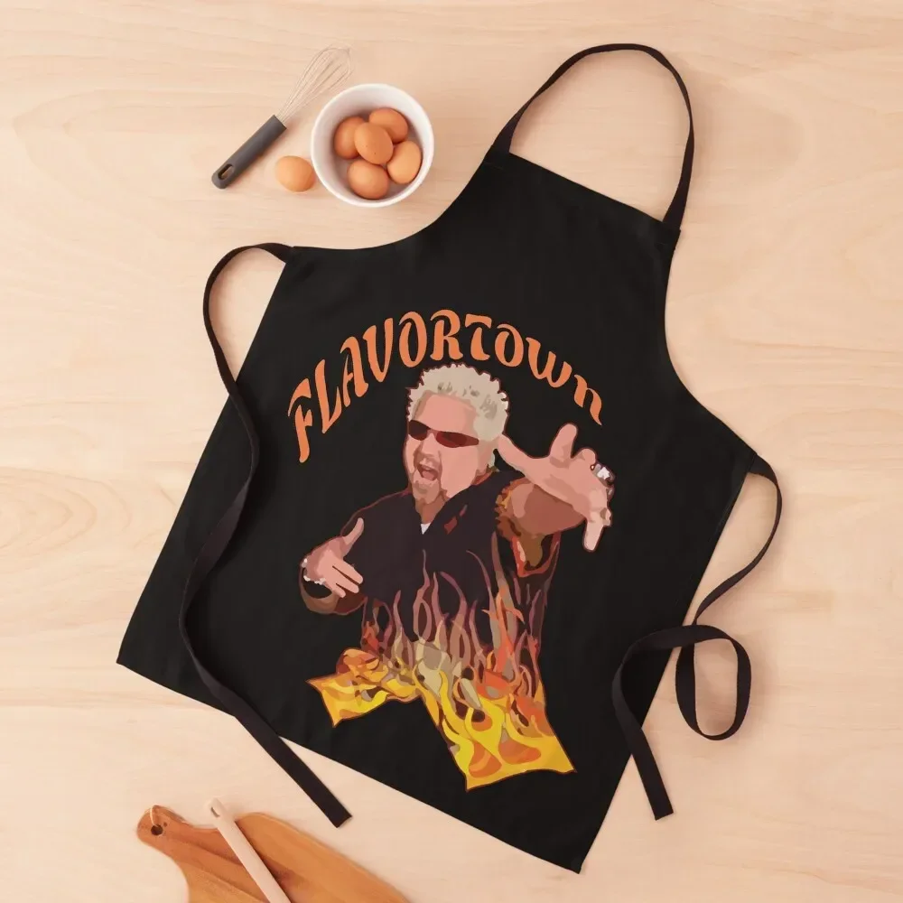 

Guy fieri new Apron kitchen clothes Kitchen Front Kitchen Novel Accessories Apron