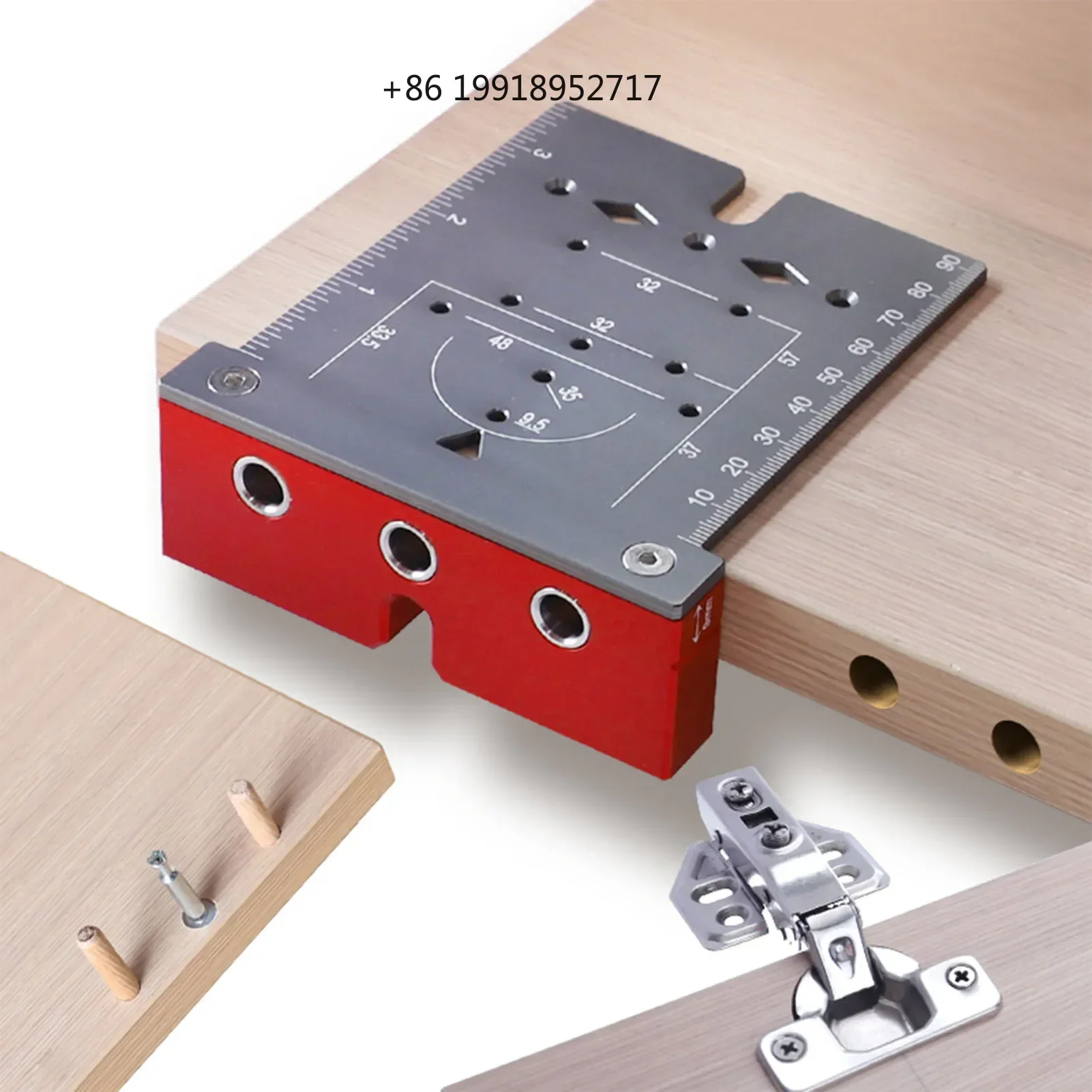 35mm Woodworking Hinge Hole Opener Punch Tool,punch Locator And Limiting Frame,quick And Precise Drilling Of Hinges JJ4