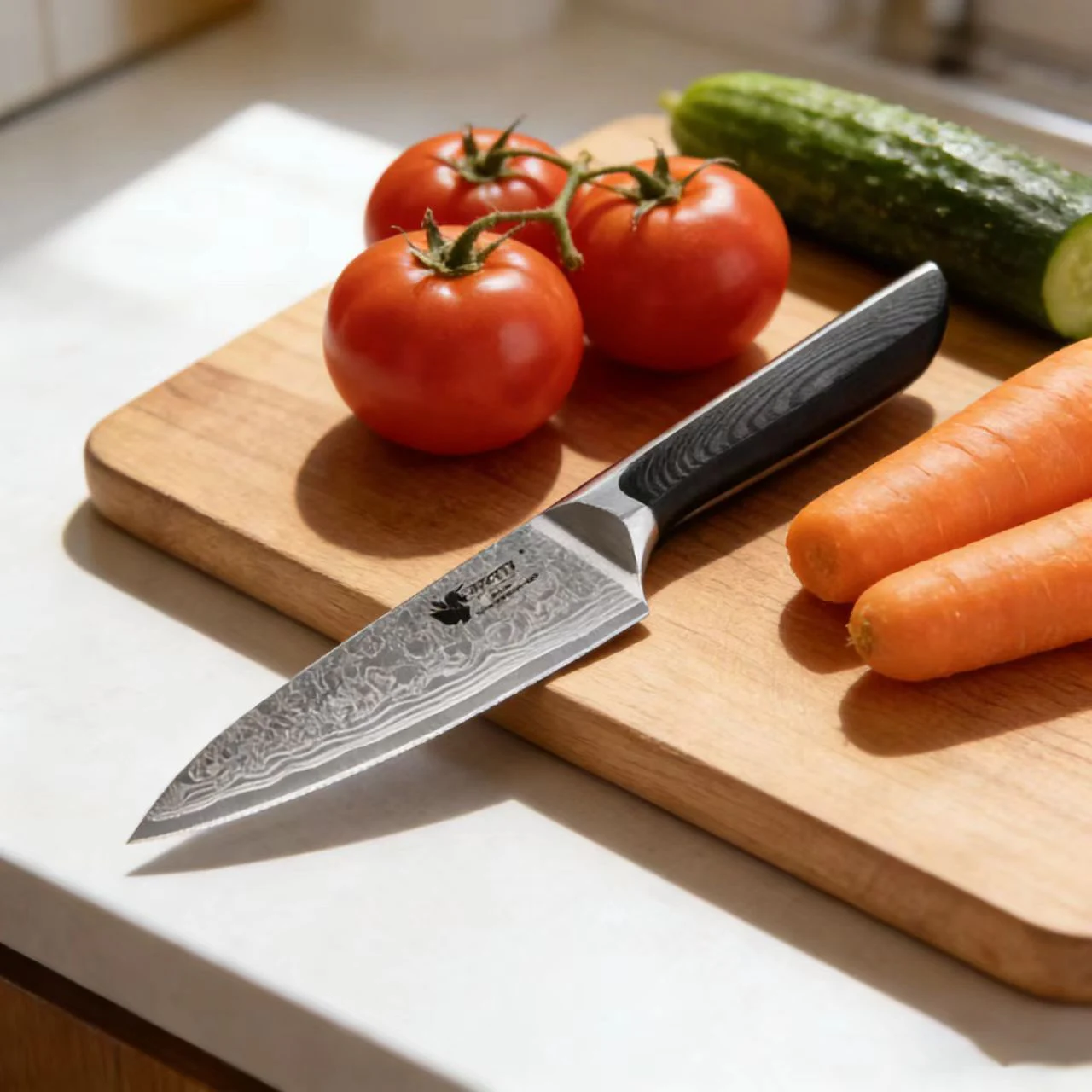 4.5 Inch Utility Knife 67-layers Damascus Steel 10Cr15Mov Blade G10 Handle Paring Barbecue Peeling Slicing Cleaver Kitchen Knife
