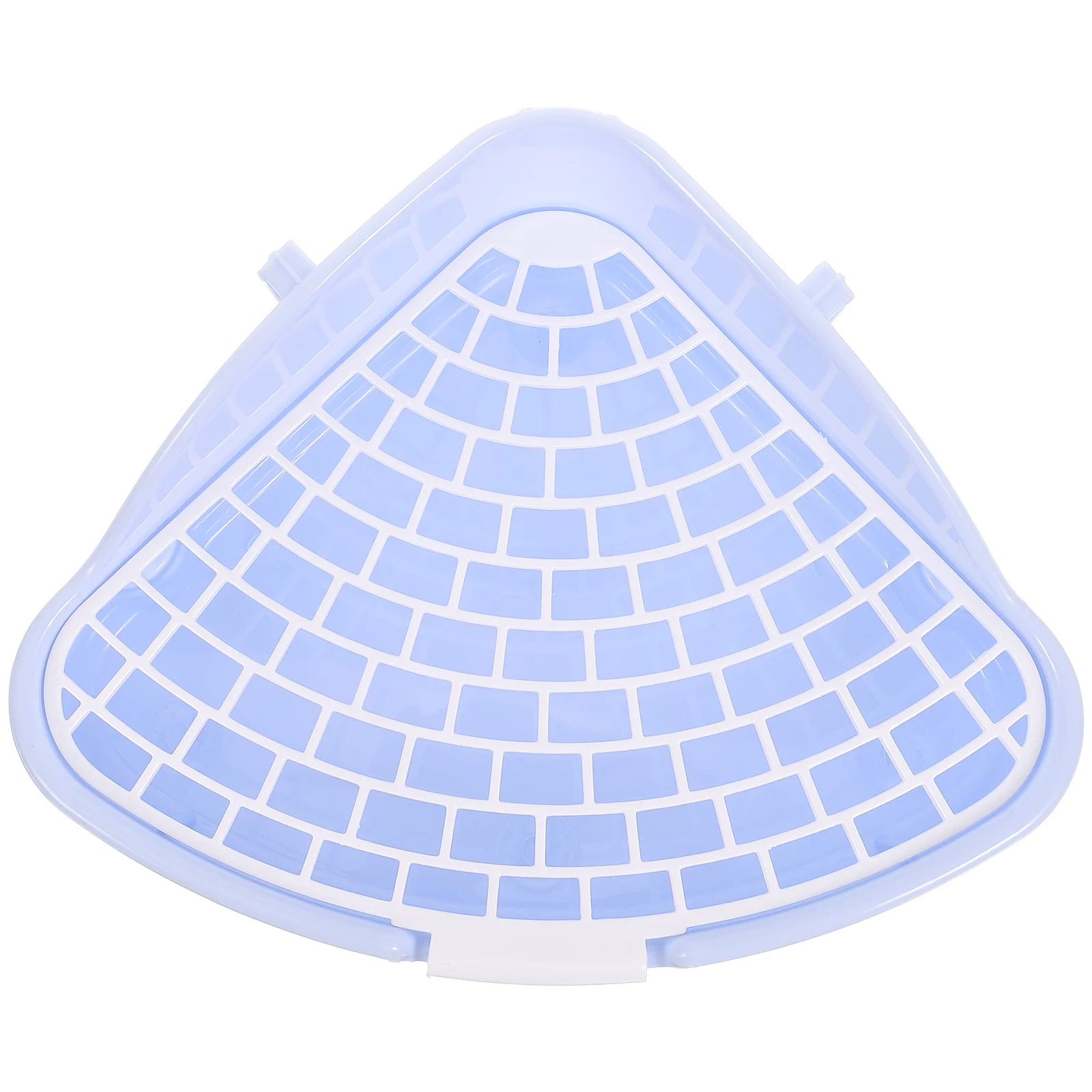 Bunny Toilet Box Sturdy Triangle Shape for Rabbit Potty Training Large Capacity Non Slip Base Secure Fit Pet Litter Tray