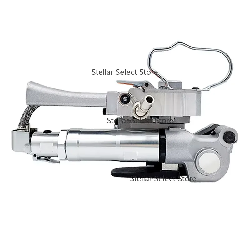 A19 Handheld Pneumatic Strapping Machine Heat-Melt PP/PET Plastic Steel Strapping Automatic Baler Machine for Packaging