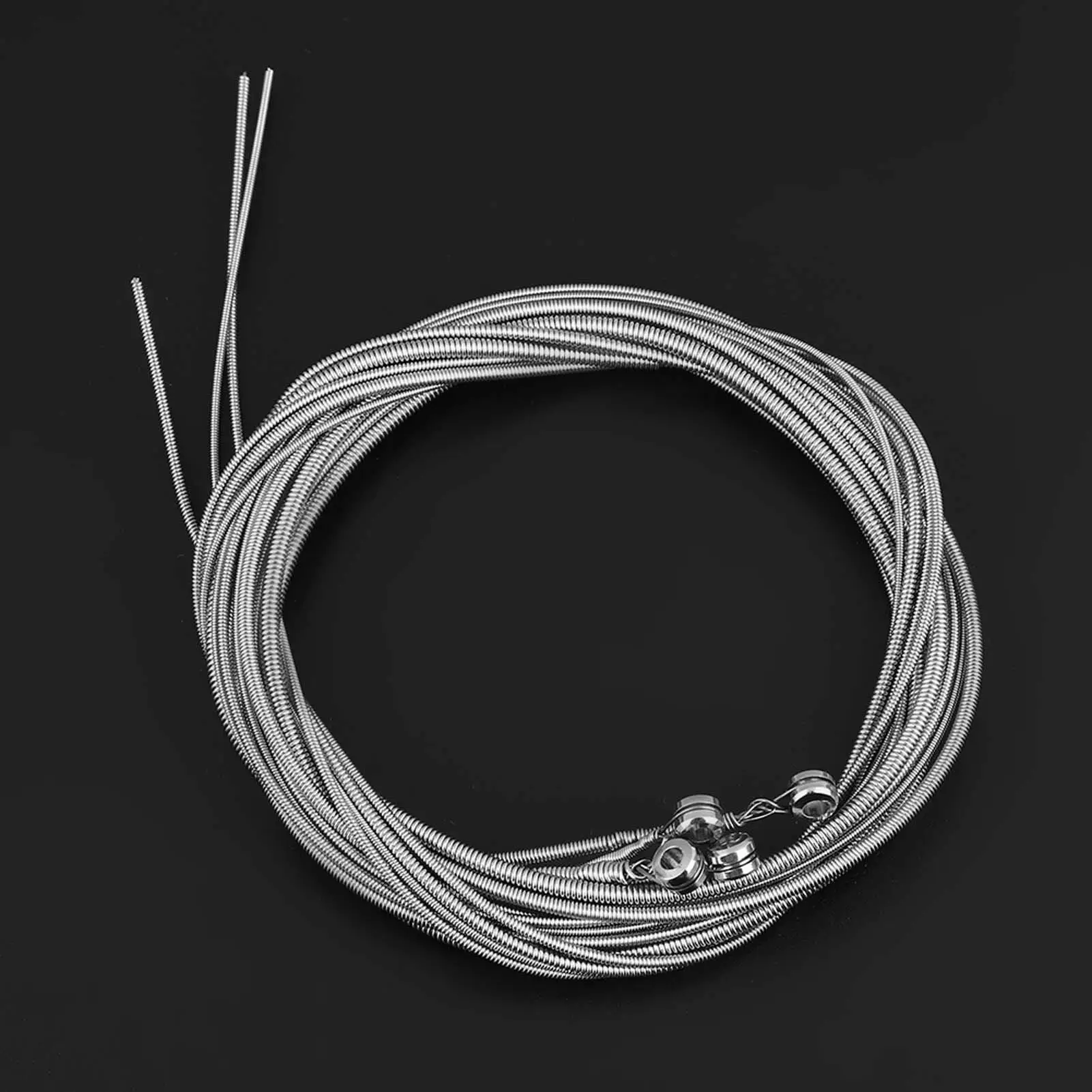 4-String Electric Bass Strings Set - 1mm, 1.4mm, 2mm, 2.5mm, Anti-Rust Smooth Finish, Instrument Accessory