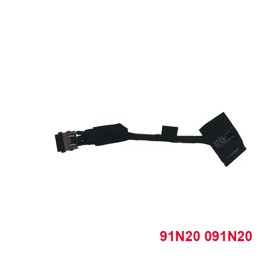 DC no cabo para Dell Alienware, tomada de energia, genuíno, x16, R1, R2, IDP60, DC301019Q00, 91N20, 091N20, novo