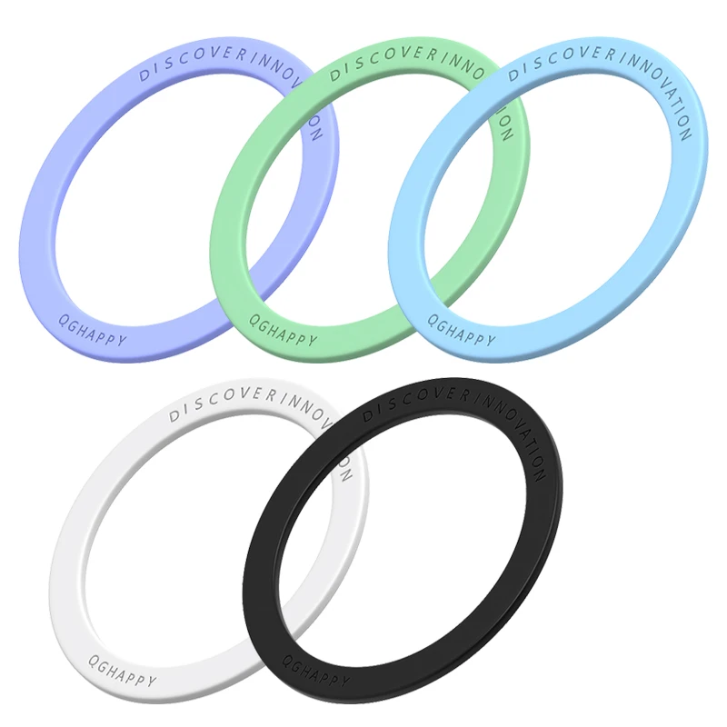 

Магнитный лист мобильного телефона в автомобиле, металлическое кольцо, пластина для Magsafe, магнитный держатель для беспроводной зарядки, наклейка для iPhone 16 15 Pro/Plus