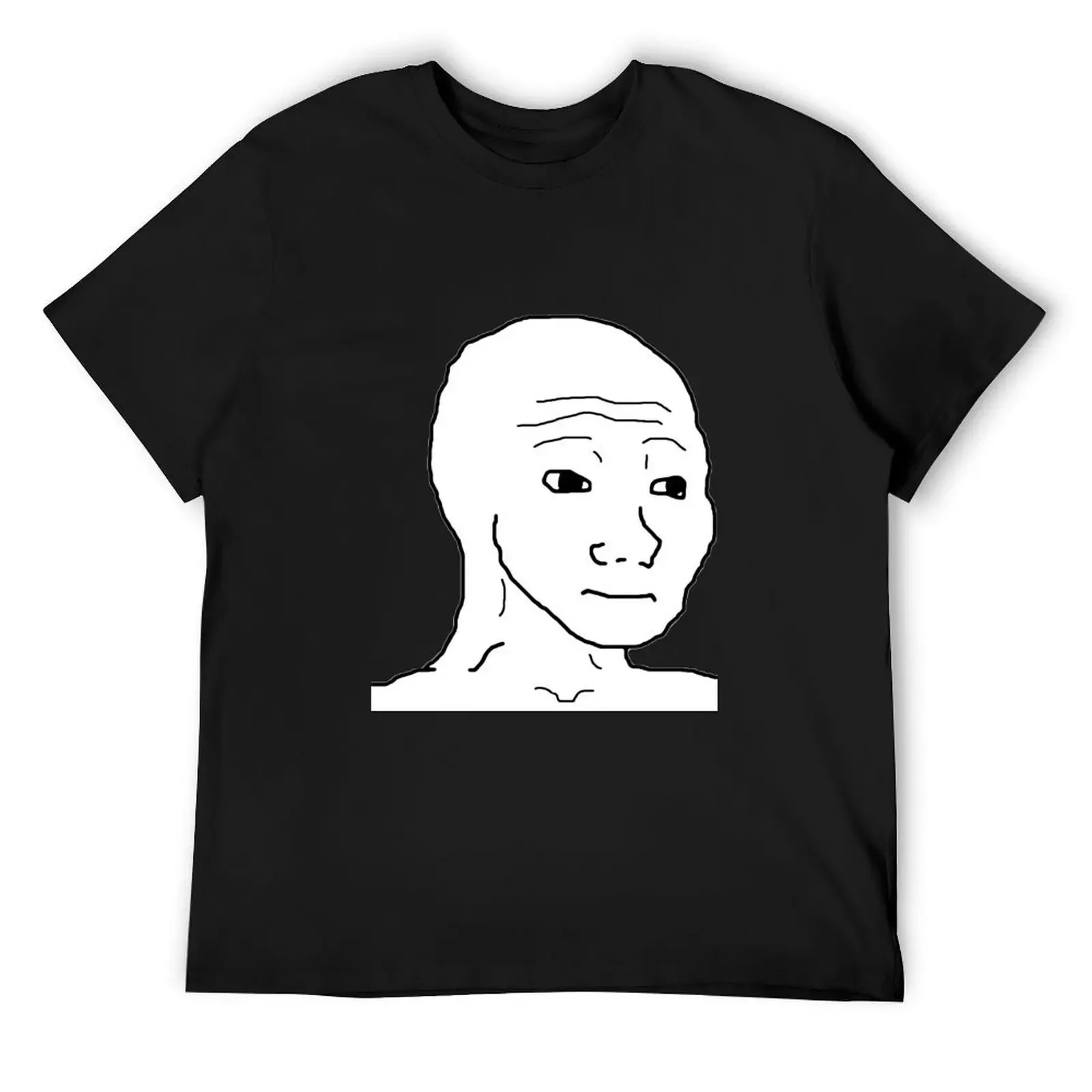 

wojak T-Shirt essential t shirt customs design your own street wear funny shirt cotton plain white t shirts men