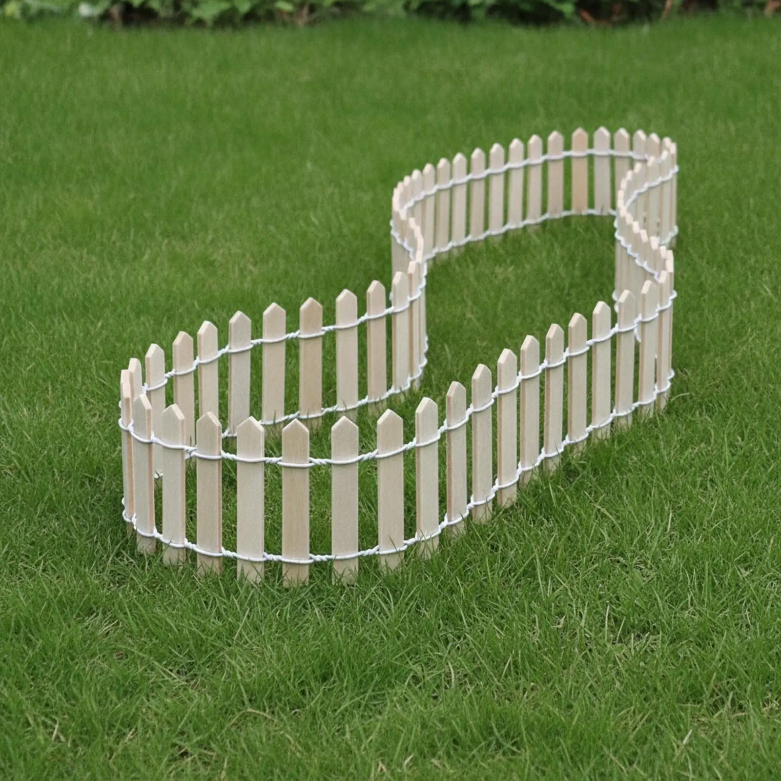Boxwood Miniature Decorative Fence Flexible Garden Border for Fairy Garden Layouts
