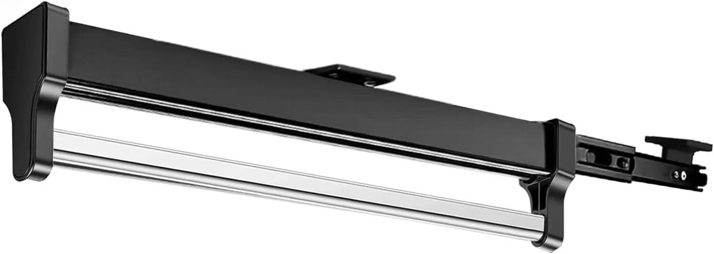 

Выдвижная вешалка для одежды для шкафа, регулируемая сверхпрочная стальная вешалка для хранения одежды, вешалка для брюк, пальто (292 мм/11,5i