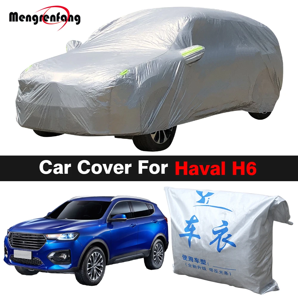 Full Car Cover For Haval Great Wall H6 H6S SUV Anti-UV Sun Shade Snow Rain Wind Protection Cover Dustproof