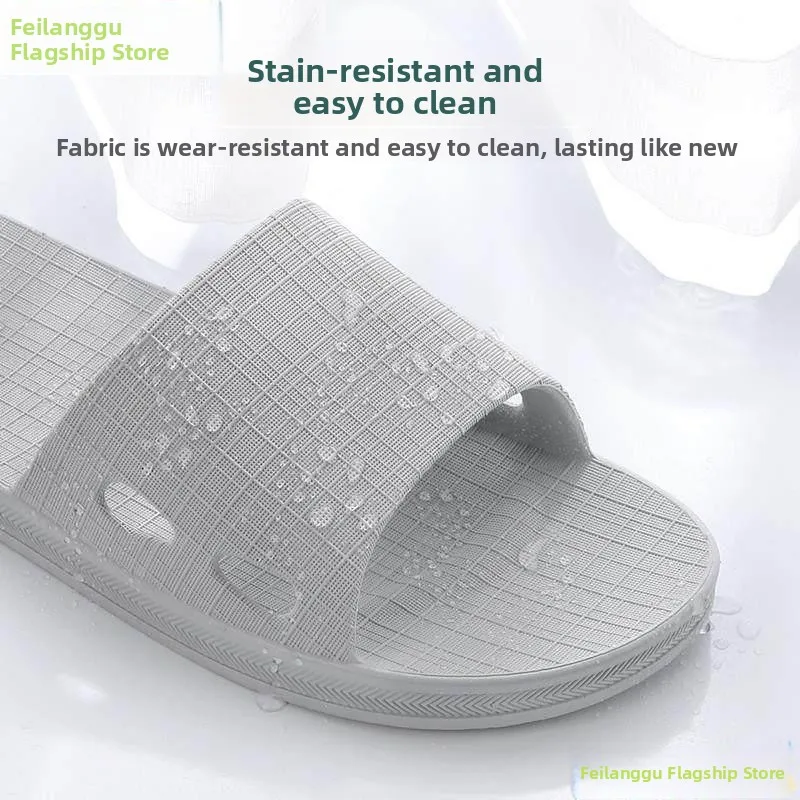 

Thiened Indoor Home Comfortable Breathable Slippers Anti-Slip EVA Material Couples Flip Flops All Seasons Slip-Resistant