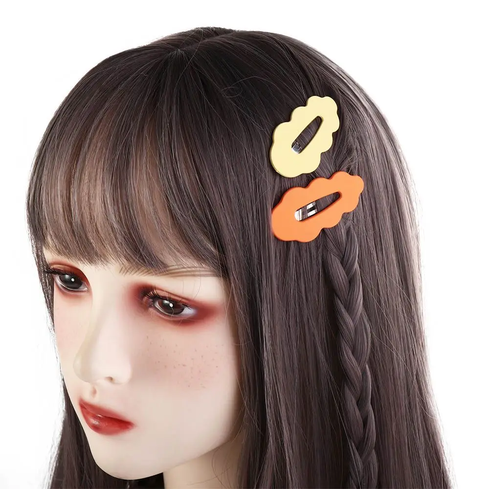 For Girl Bangs Clip Duckbill Clip For Women Cloud Hair Accessories Wave Hair Clip Female Barrettes Korean Style Hairpin