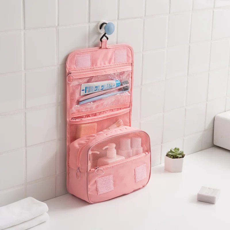 Hot Selling Waterproof Travel Large Capacity Storage Bag Portable Travel Handheld Men's and Women's Hooks Wash and Makeup Bag