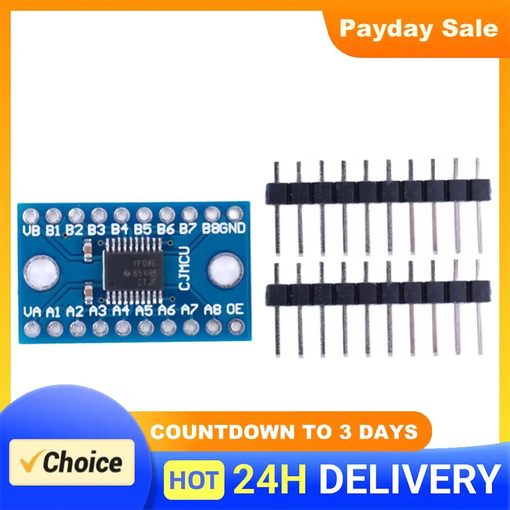 TXS0108E Logic Level Shifter Bi-Directional Module High Speed 8 Channel Logic Level Switching Shifter for Raspberry Pi