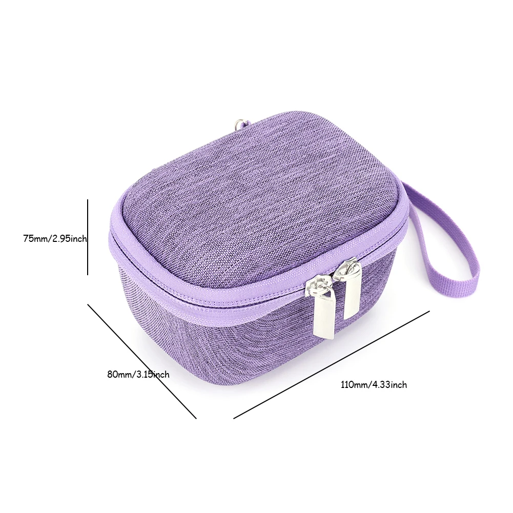 Custodia Rigida EVA Antiurto per Trasporto, Borsa da Viaggio Anti-Caduta con Cordino e Cinghia da Polso per Bitzee, Animale Domestico Digitale Interattivo