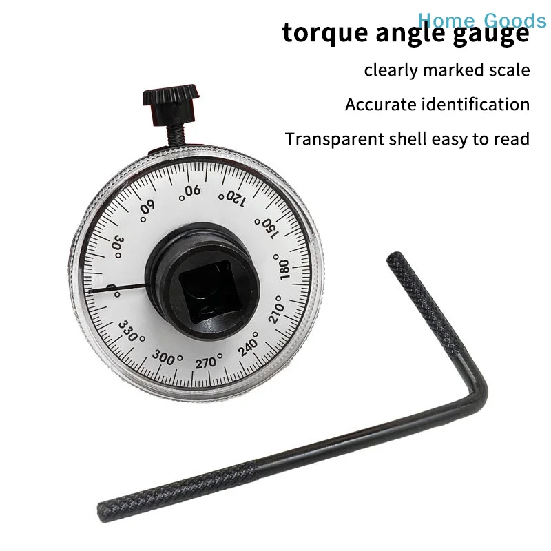 Torque Wrench Torquemeter Dial Hand Tool Auto Service Equipment Garage Calibrated In Degrees Automotive Tools Car Repairing 1PC