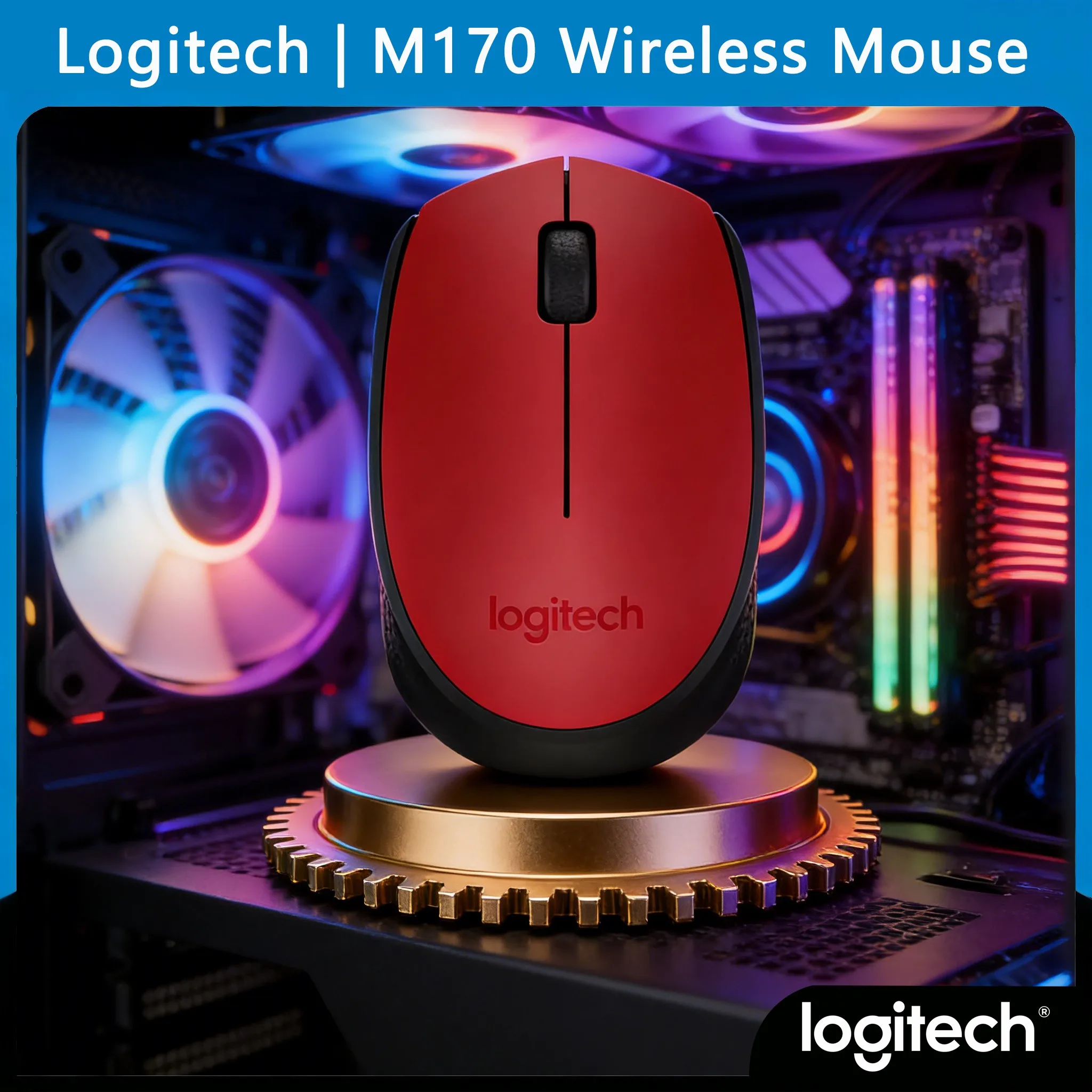 

Logitech M170 - 2.4GHz Wireless Connection Mouse