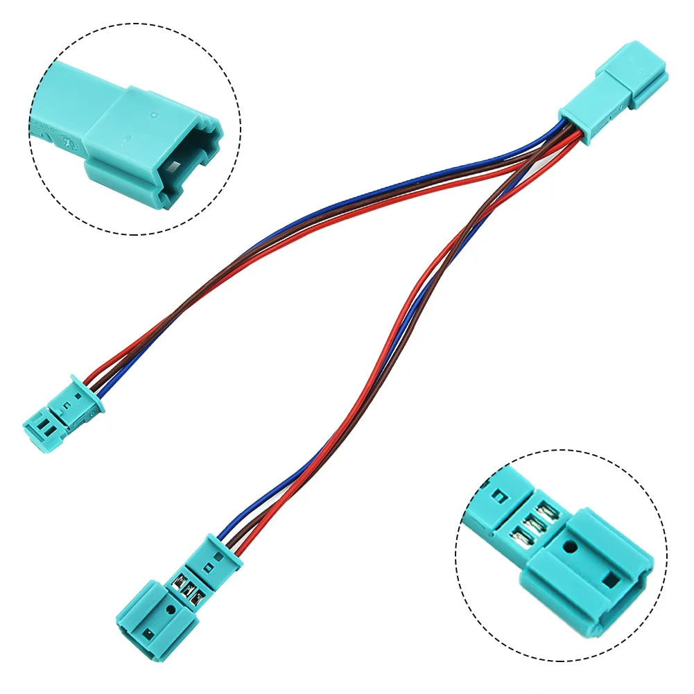 3pin Cable Cupholder LED Ambient Light AC Radio Adapter Y Cable For BMW 3 4 M3 Series F30 F31 F32 F33 F34 F36 F80 F82 F83