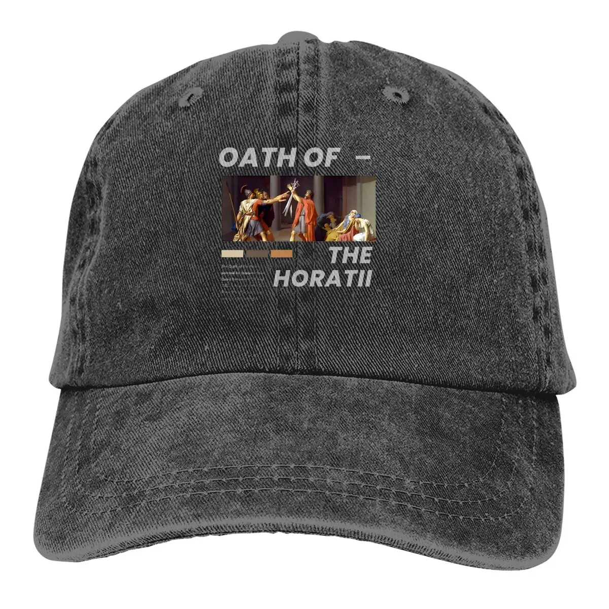 Washed Men's Baseball Cap Oath Of The Horatii  Neoclassical Masterpiece Trucker Snapback Caps Dad Hat Ancient Rome Golf Hats