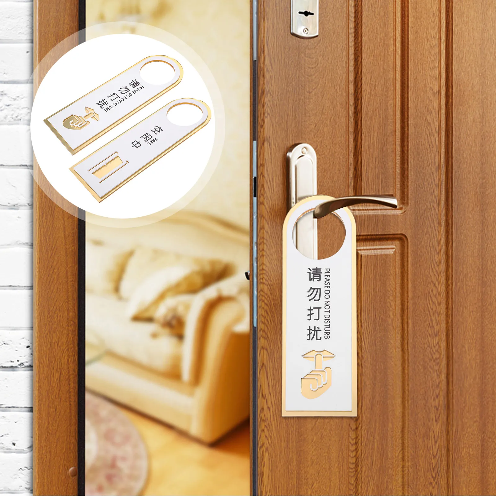Do Not Disturb Slider Sign Dont Door Hanger Tags Don't for Conference Room Hanging