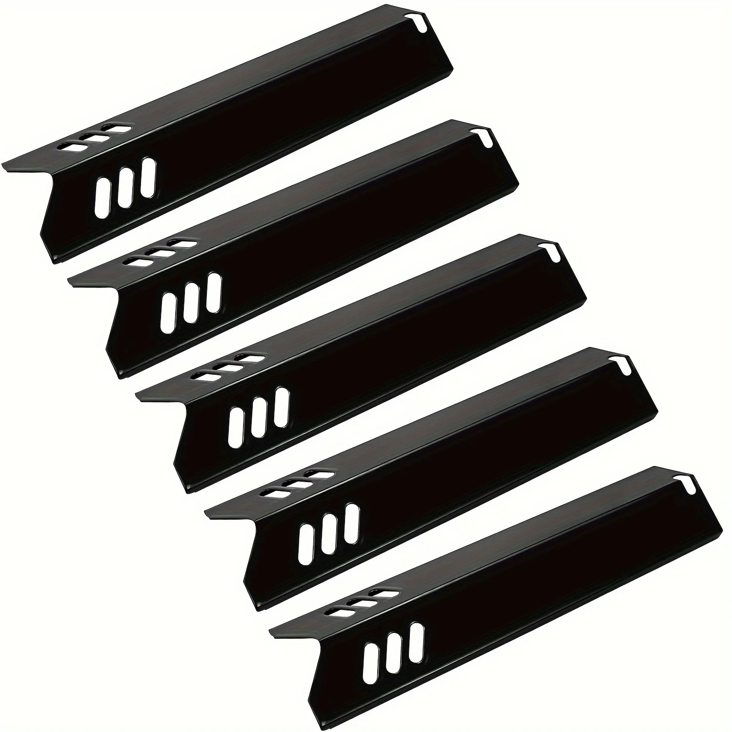 Placas de Calor de Repuesto de 15 Pulgadas para Dyna-Glo DGF510SSP, DGF493BNP, Cubiertas de Quemadores de Porcelana para Parrilla, Pieza de Repuesto para Calentador de Parrilla