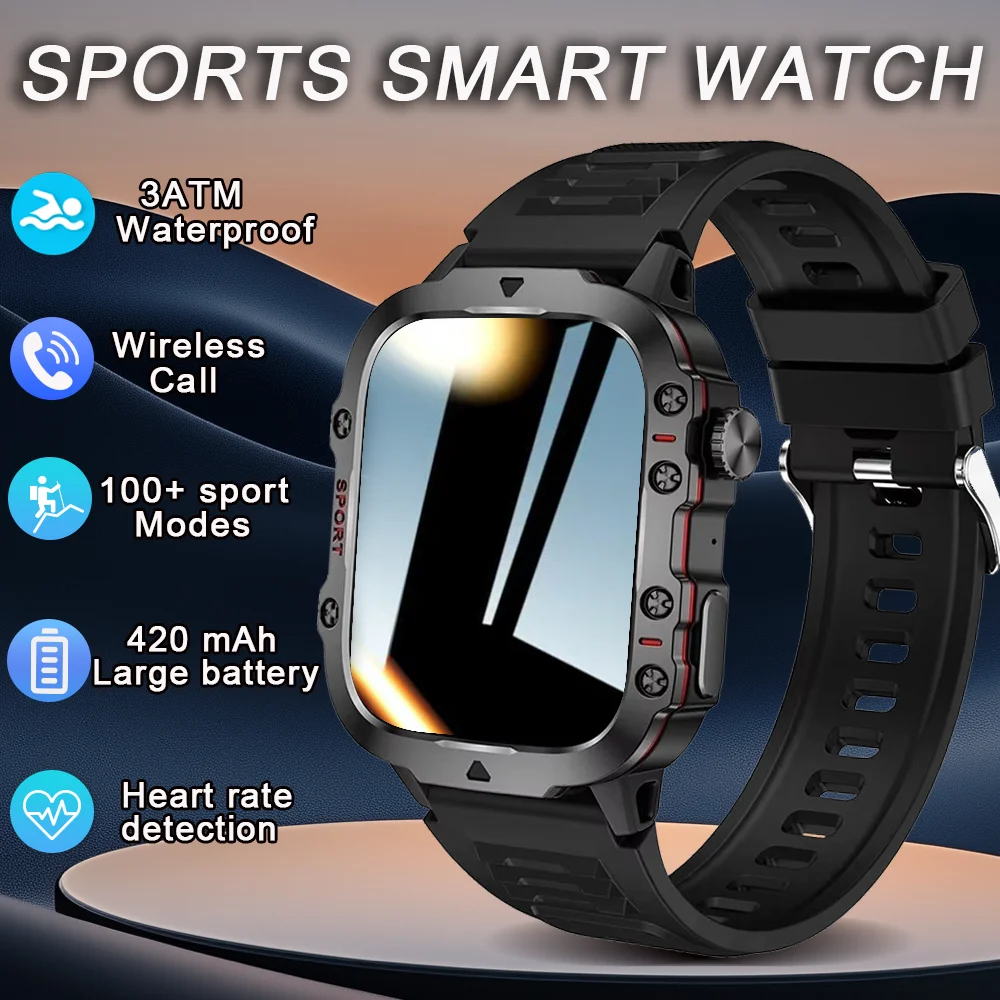 

Для умных часов huawei 240*282 пикселей 1,96 дюйма, большой экран, 420 мАч, 3 атм, водонепроницаемый фитнес-трекер, спортивные умные часы с обнаружением здоровья