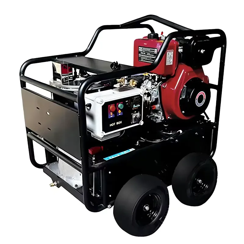New Type Mobile High Pressure Diesel Cleaner Hot and Cold Water Voltage Cleaner Hot Water