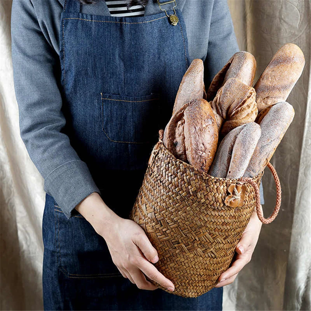 نموذج الخبز الاصطناعي الغذاء كعكة الحلوى منزل متجر بار مقهى ديكور الخبز الكرواسون الرغيف الفرنسي محاكاة وهمية الخبز البني #4