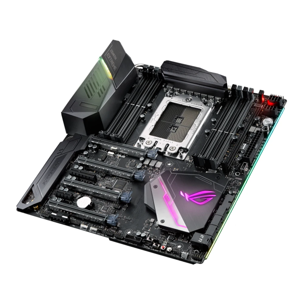 ASUS ROG Zenith Extreme Motherboard Support 2990WX 2950X 2920X 1950X 1920X 1900X CPU 8xDDR4 3600MHz NVME M.2 X399 Mainboard