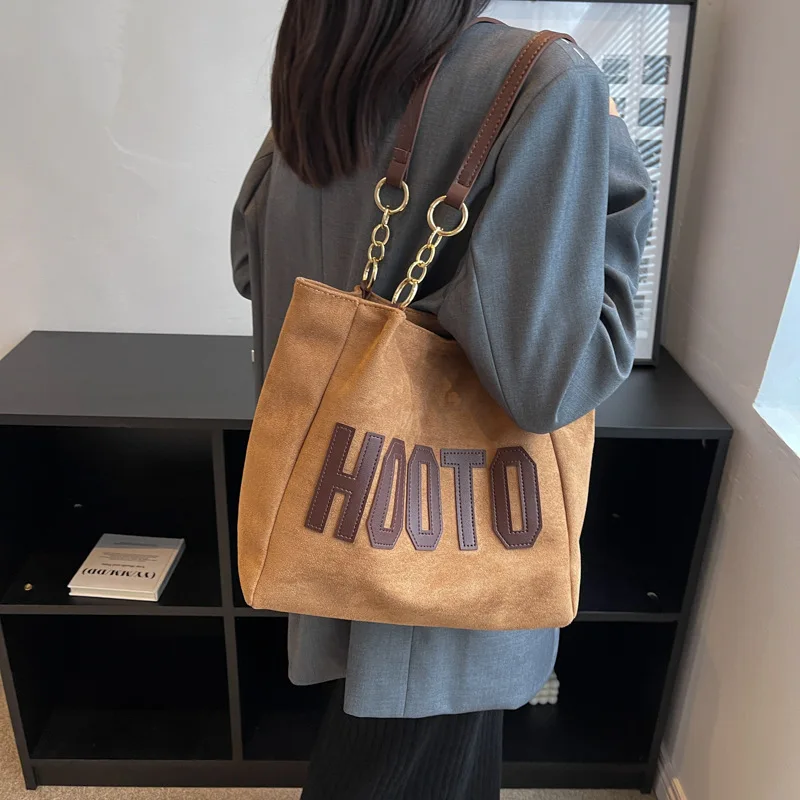 

Весенняя холщовая сумка-тоут 2025 года для женщин-студентов, трансформируемый плечевой ремень большой емкости, школьный кошелек для поездок на работу