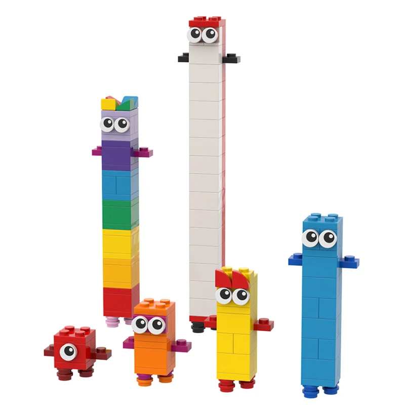 Buildmoc Ideeën Nummer Figuur 1 Tot 10 Creatieve Moc Bouwstenen Kits Speelgoed Voor Kinderen Kinderen Geschenken Educatief Speelgoed 257 Stuks