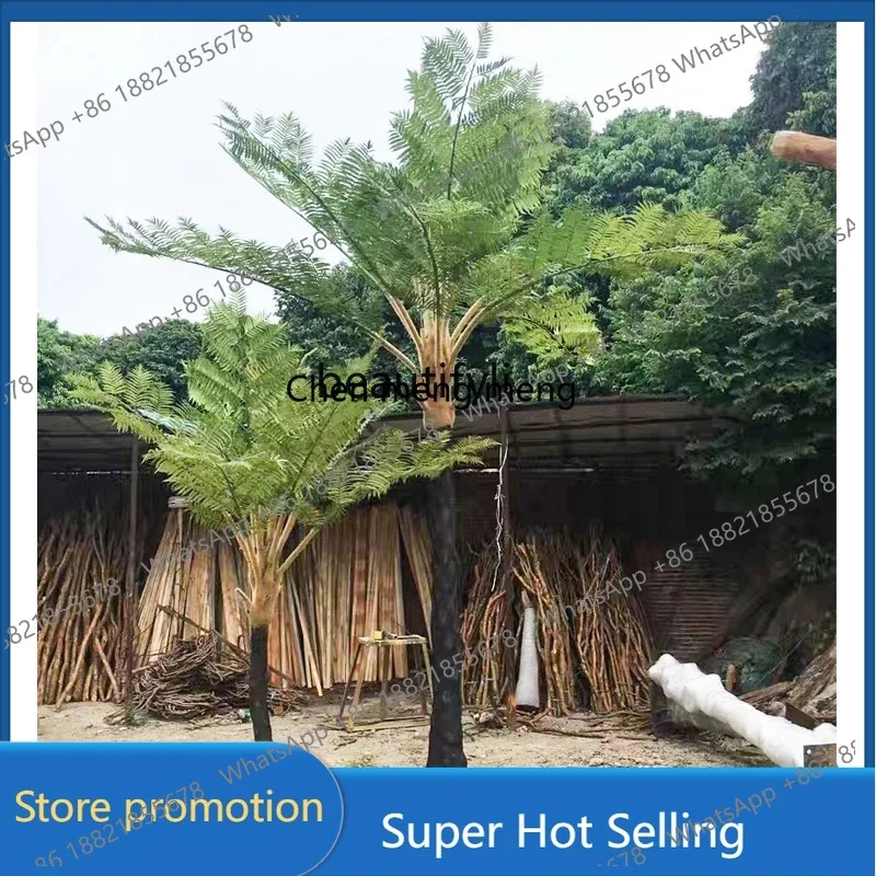 A485 Simulation Large Tree Large Plant Fake Sand Tree Tropical Rainforest Indoor and Outdoor Landscape Fake Trees Decoration