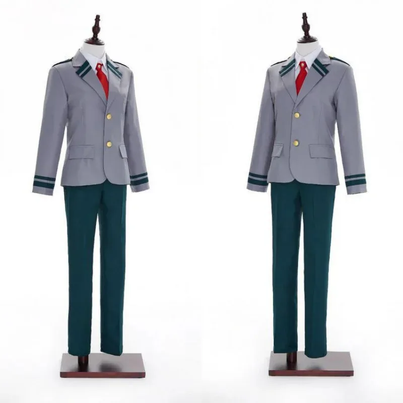 أزياء أنيمي بطلي الأكاديمية Midoriya Izuku أزياء تنكرية Bakuretsu المدرسة الثانوية Bakugou Katsuki موحدة Todoroki Shoto Cos Clothing