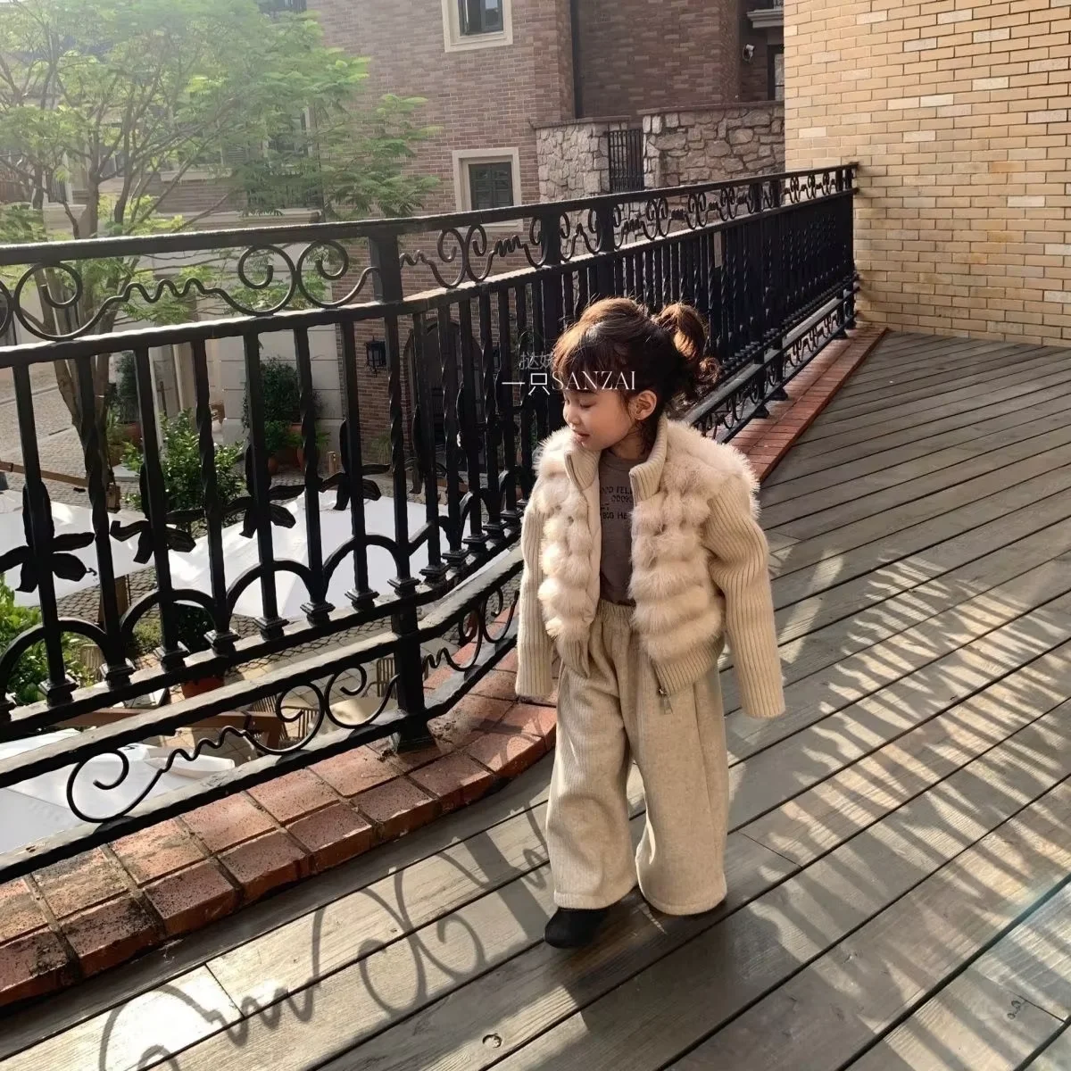 Kids Thick Warm Fleece Coat Girls Autumn And Winter Knit Padded Jacket 2026 New Fashion Children Outerwear