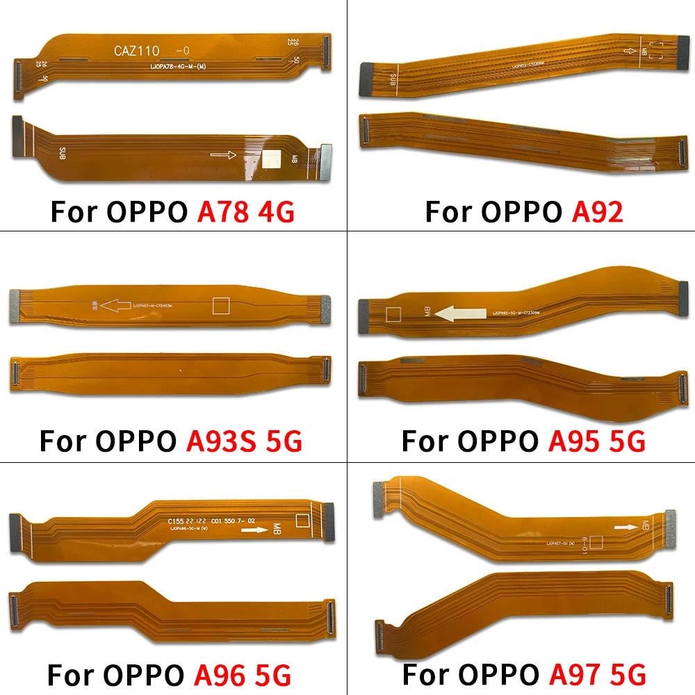 Main Board Motherboard Connector Flex Cable For OPPO A15 A15S A16 A54 A17 A32 A53 A52 A55 5G A57 A58 A74 A76 A78 A92 A93 A95