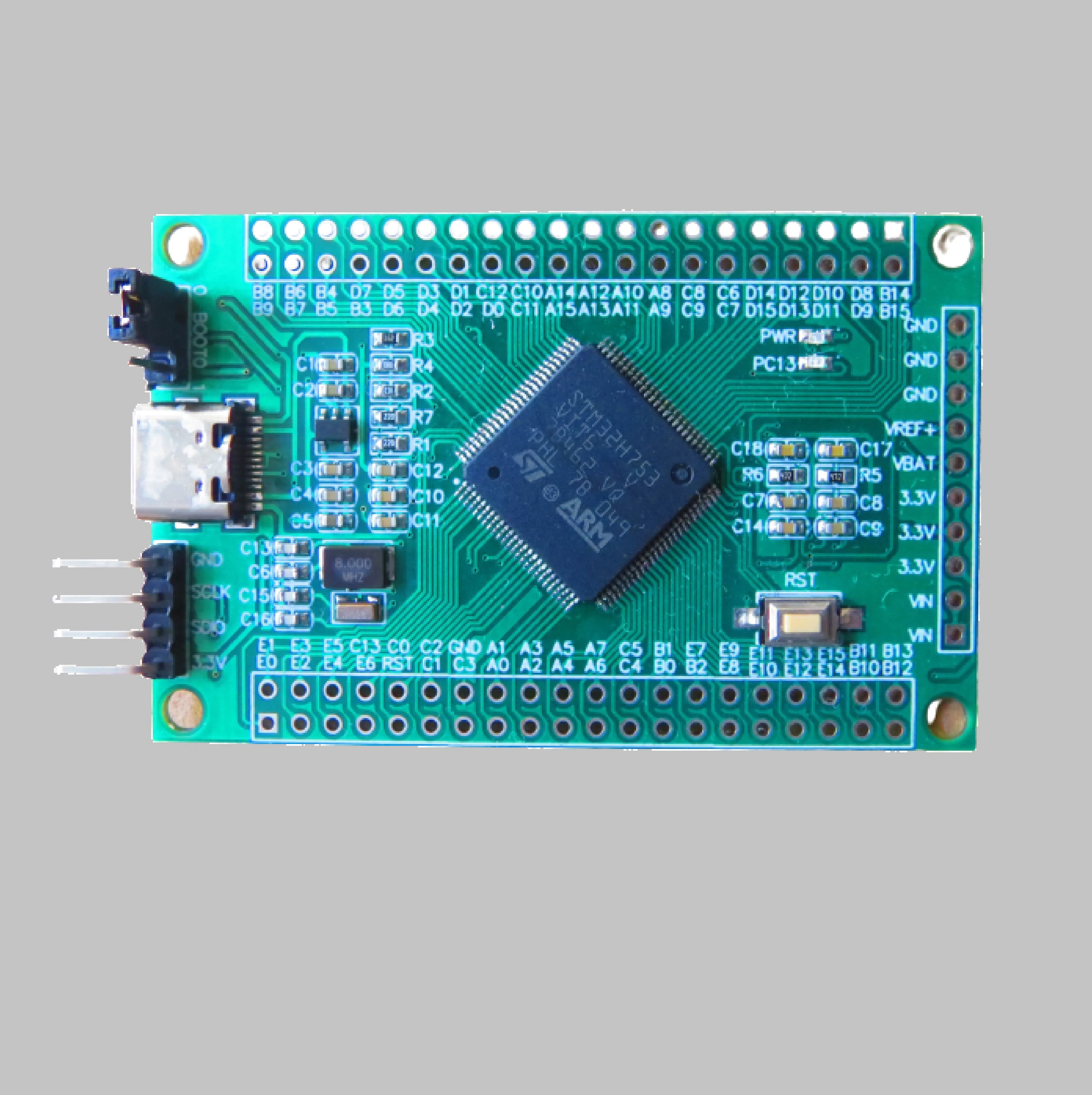 STM32H753VIT6 Microcontroller H7 Core Board High-capacity New Product Development 100PIN Evaluation Board