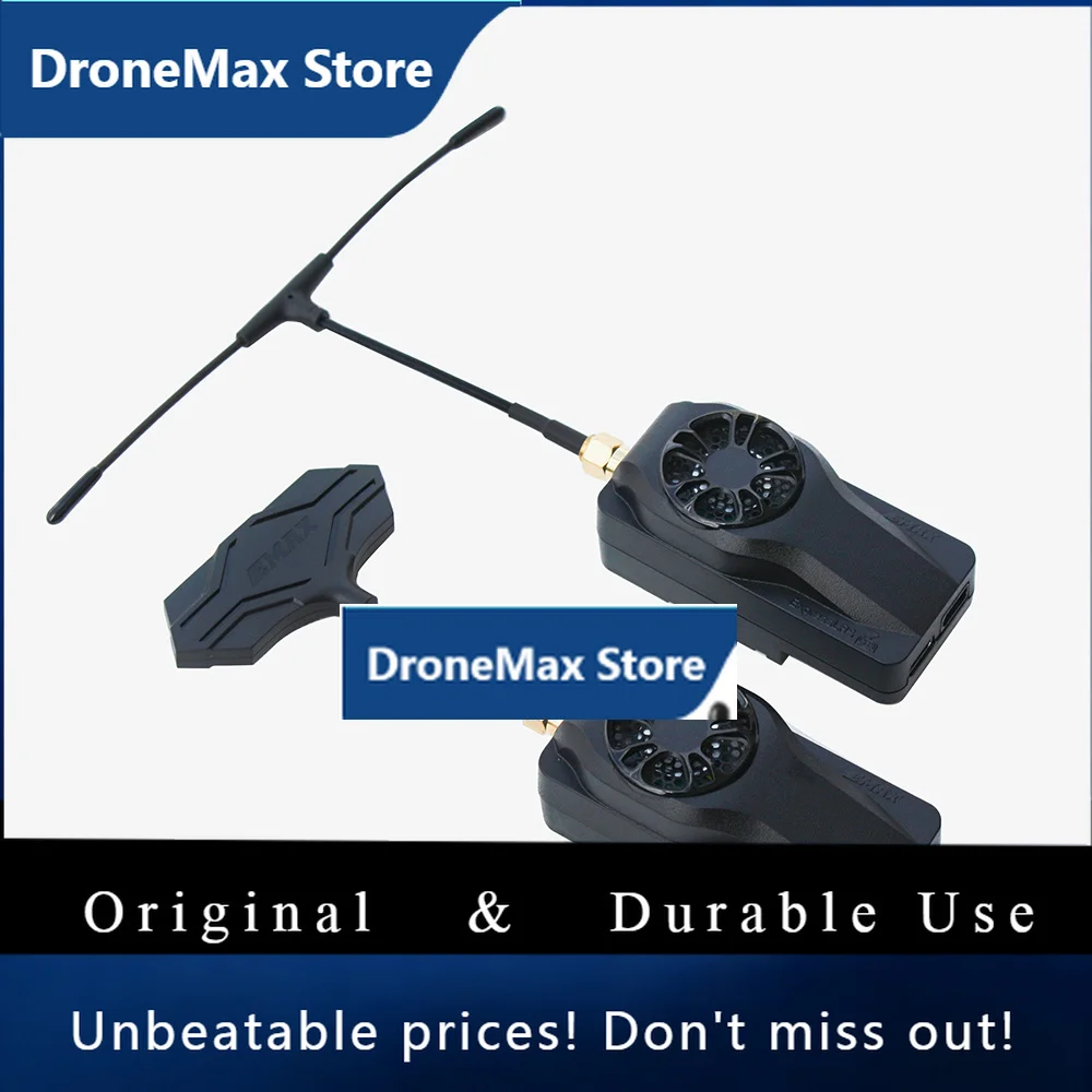 DroMaEMAX Aeris Link ExpressLRS (ELRS) Micro TX Module - 2.4G/915Mhz Dual Frequency With OLED Screen & Fan For RC Plane FPV Dron